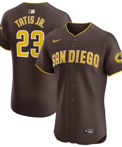 Fernando Tatis Jr. San Diego Padres Nike Road Elite Player Jersey - Brown