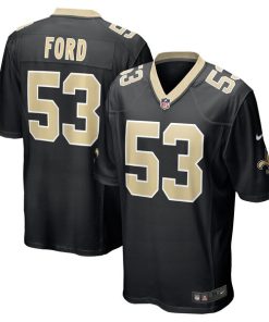 Jaylan Ford New Orleans Saints Nike  Game Jersey -  Black