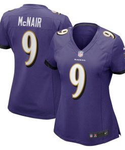 Steve McNair Baltimore Ravens Nike Women's Game Retired Player Jersey - Purple