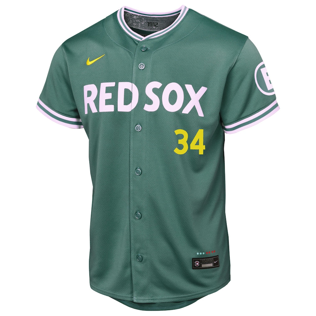 David Ortiz Boston Red Sox Nike Youth 2025 City Connect Limited Retired Player Jersey - Green - Image 2