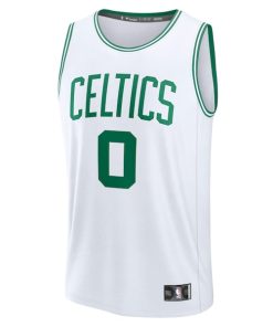 Alternative view of Jayson Tatum Boston Celtics  Fast Break Replica Player Jersey - Association Edition - White