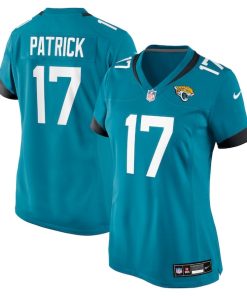 Tim Patrick Jacksonville Jaguars Nike Women's Team Game Jersey -  Teal