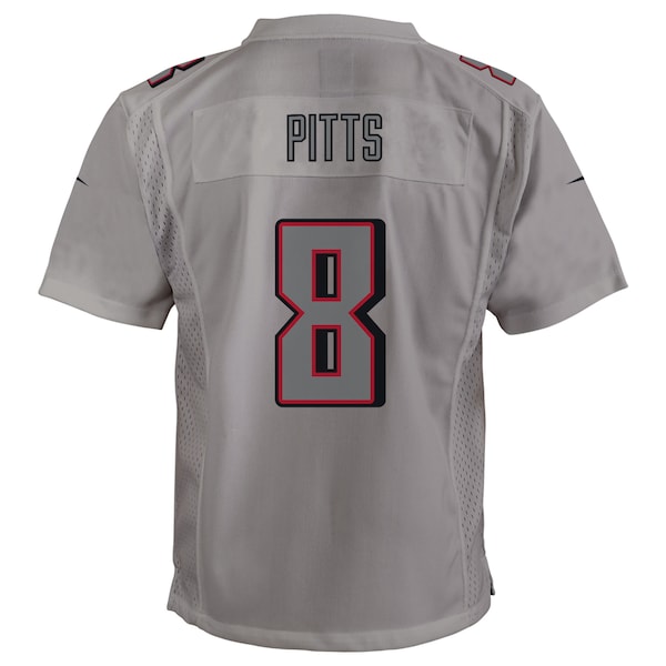 Kyle Pitts Atlanta Falcons Nike Youth Atmosphere Game Jersey - Gray - Image 3
