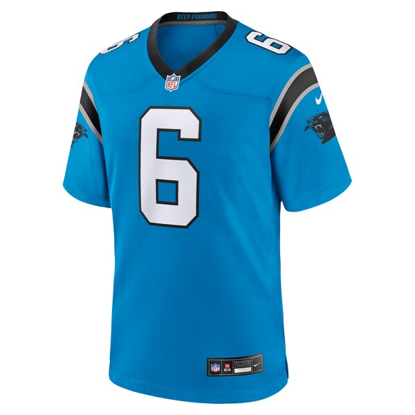 Miles Sanders Carolina Panthers Nike Team Game Jersey - Blue/Black - Image 3