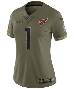 Alternative view of Kyler Murray Arizona Cardinals Nike Women's 2022 Salute To Service Limited Jersey - Olive