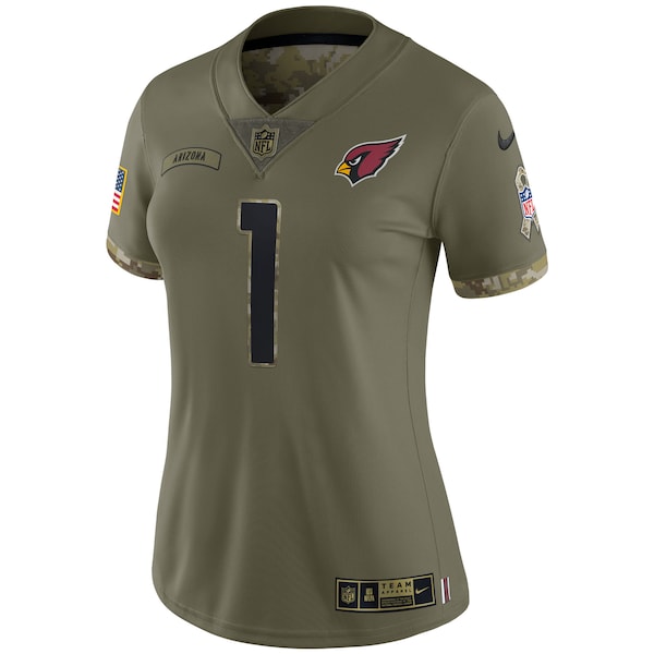 Kyler Murray Arizona Cardinals Nike Women's 2022 Salute To Service Limited Jersey - Olive - Image 2