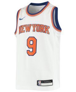 Alternative view of RJ Barrett New York Knicks Nike Youth Swingman Jersey - Association Edition - White