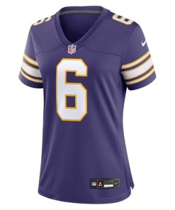 Alternative view of Lewis Cine Minnesota Vikings Nike Women's Classic Player Game Jersey - Purple