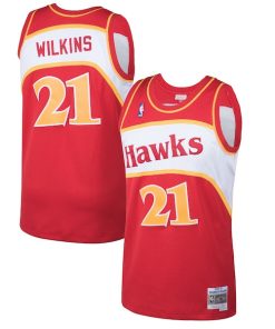 Dominique Wilkins Atlanta Hawks 1986/87 Hardwood Classics Swingman Jersey - Red