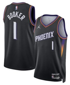 Devin Booker Phoenix Suns Jordan Brand Unisex  Swingman Jersey - Statement Edition - Black