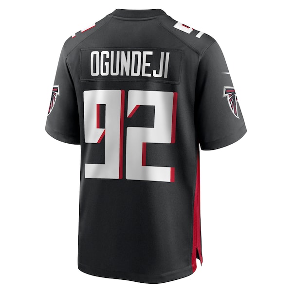 Adetokunbo Ogundeji Atlanta Falcons Nike Game Jersey - Black - Image 3