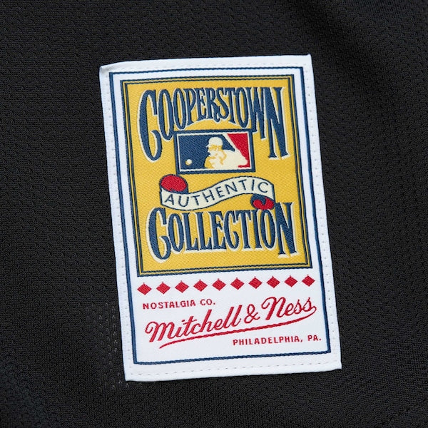 Mike Piazza New York Mets Cooperstown Collection 2000 Batting Practice Jersey - Black - Image 6
