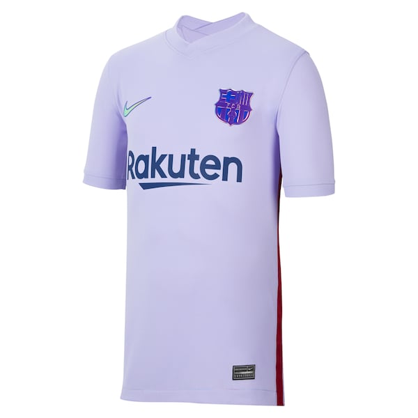 Barcelona Nike Youth 2021/22 Away Stadium Replica Jersey - Purple - Image 2