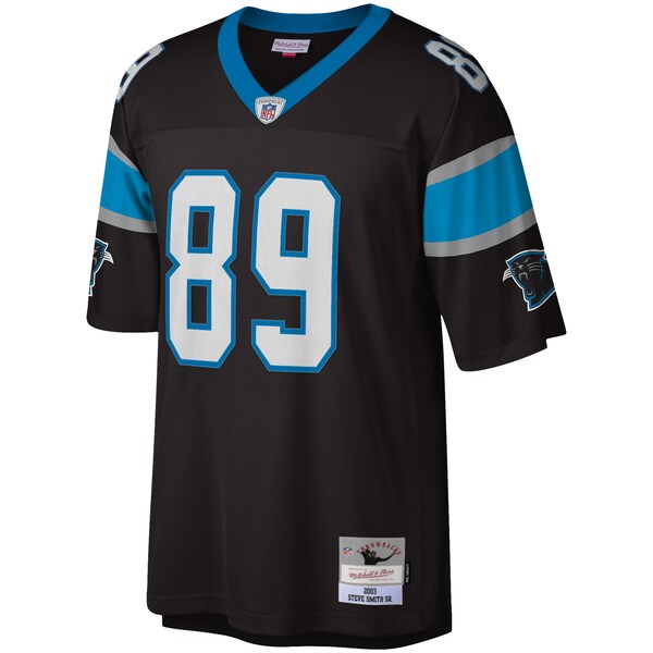 Steve Smith Carolina Panthers Legacy Replica Jersey - Black - Image 2