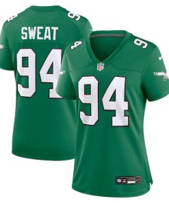 Josh Sweat Philadelphia Eagles Nike Women's Alternate Game Jersey - Kelly Green