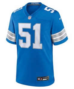 Alternative view of Ben Niemann Detroit Lions Nike Team Game Jersey -  Blue