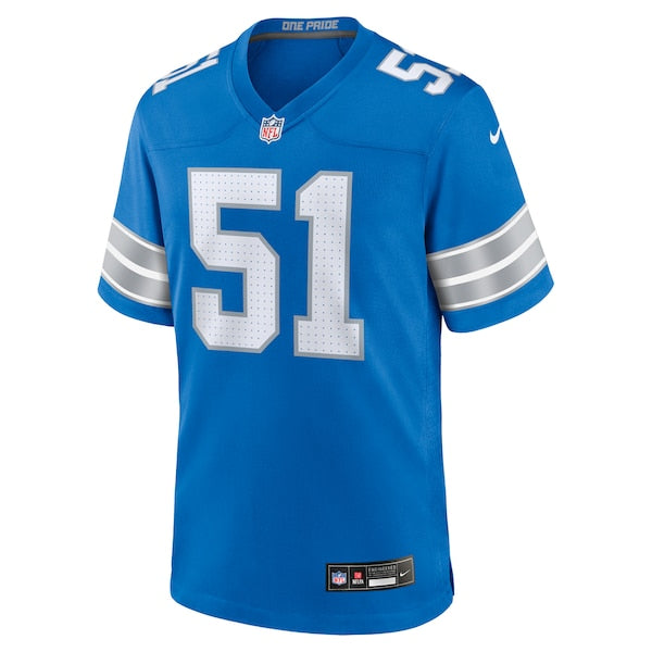 Ben Niemann Detroit Lions Nike Team Game Jersey - Blue - Image 2