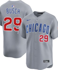 Michael Busch Chicago Cubs Road Limited Jersey by NIKE