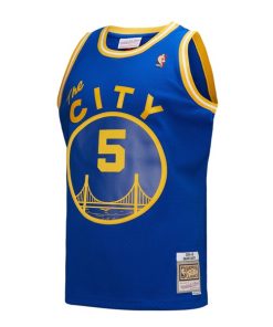 Alternative view of Baron Davis Golden State Warriors  Hardwood Classics 2004/05 Swingman Jersey - Royal