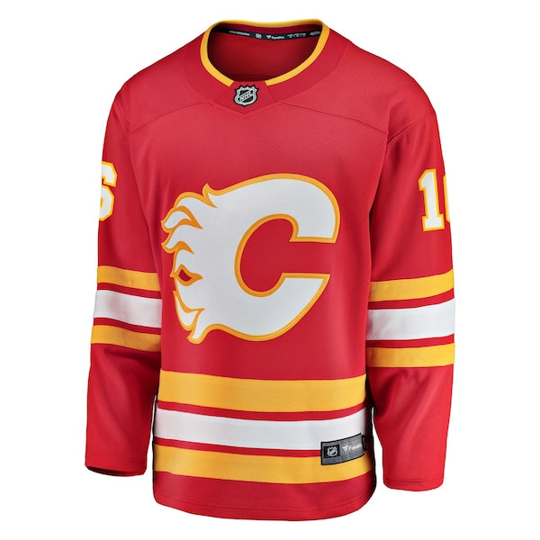 Morgan Frost Calgary Flames Home Breakaway Jersey - Red - Image 2