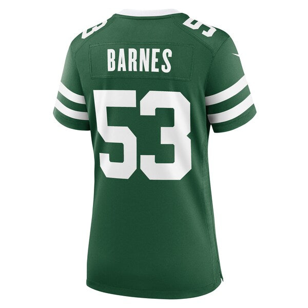 Zaire Barnes New York Jets Nike Women's Team Game Jersey - Legacy Green - Image 4