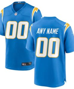 Los Angeles Chargers Nike Custom Game Jersey - Powder Blue