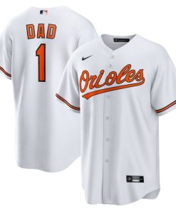Baltimore Orioles Nike #1 Dad Home Replica Jersey - White