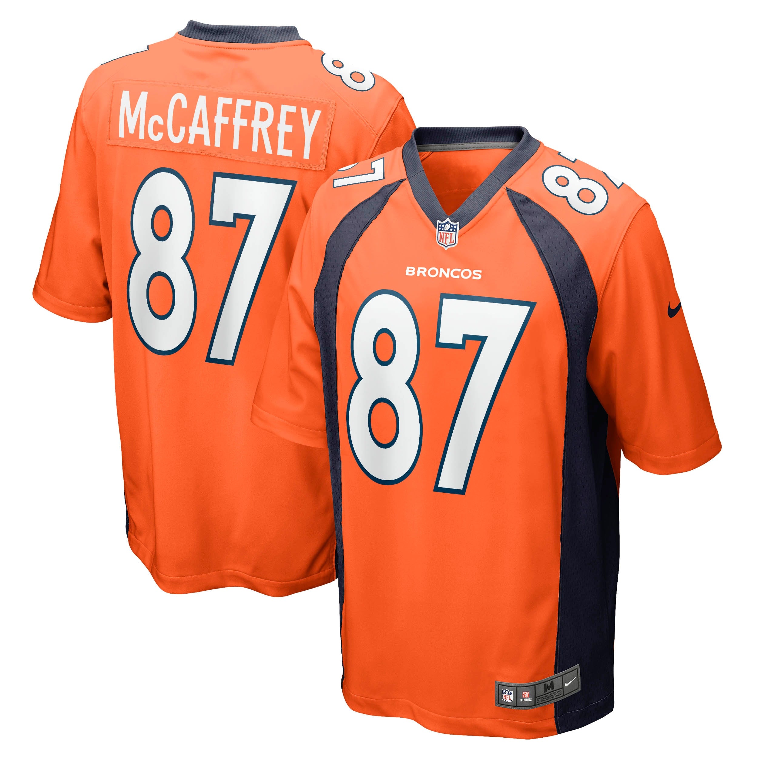Ed McCaffrey Denver Broncos Nike Retired Player Jersey - Navy/Orange - Image 5