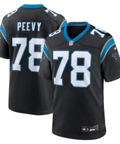 Jayden Peevy Carolina Panthers Nike  Game Jersey -  Black