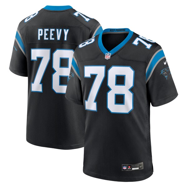Jayden Peevy Carolina Panthers Nike Game Jersey - Black