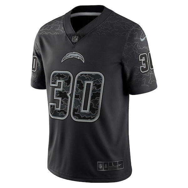 Austin Ekeler Los Angeles Chargers Nike RFLCTV Limited Jersey - Black - Image 4