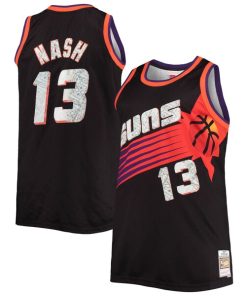 Steve Nash Phoenix Suns Big & Tall 1996/97 NBA 75th Anniversary Diamond Swingman Jersey - Black