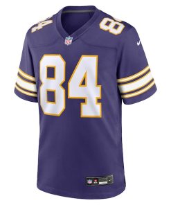 Alternative view of Randy Moss Minnesota Vikings Nike Classic Retired Player Game Jersey - Purple