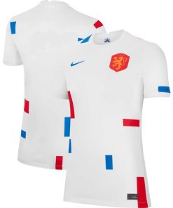 Netherlands Women's National Team Nike Women's 2022/23 Away Replica Blank Jersey - White