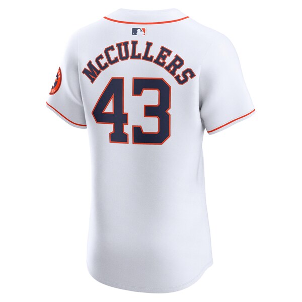Lance McCullers Jr. Houston Astros Nike Home Elite Player Jersey - White - Image 3