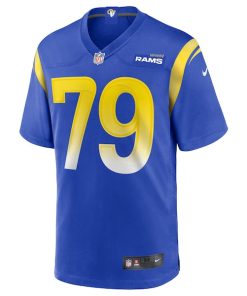 Alternative view of Rob Havenstein Los Angeles Rams Nike Game Jersey - Royal