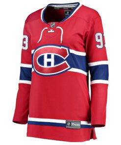 Alternative view of Ivan Demidov Montreal Canadiens  Women's Home Breakaway Player Jersey - Red