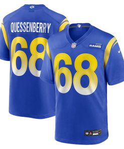 David Quessenberry Los Angeles Rams Nike Team Game Jersey -  Royal