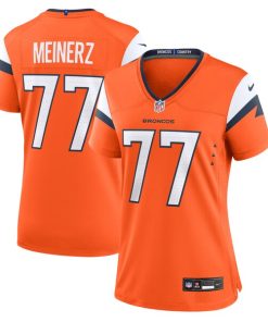 Quinn Meinerz Denver Broncos Nike Women's Team Game Jersey -  Orange