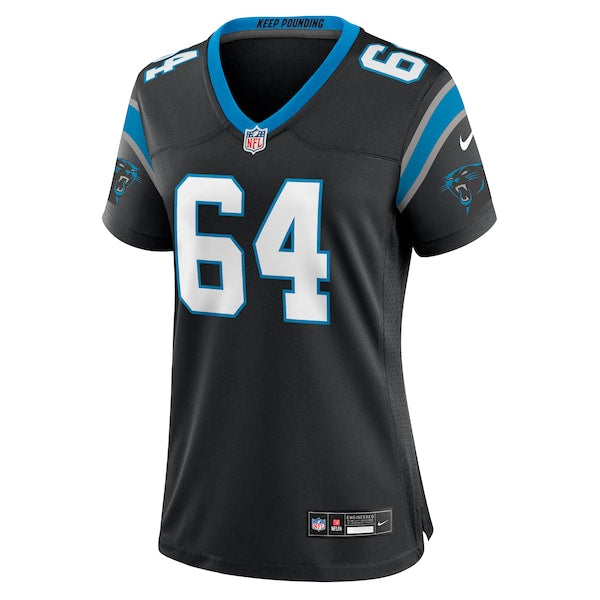 Brett Toth Carolina Panthers Nike Women's Game Jersey - Black - Image 2