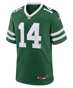 Alternative view of Austin McNamara New York Jets Nike Team Game Jersey - Legacy Green
