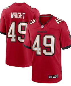 Owen Wright Tampa Bay Buccaneers Nike Team  Game Jersey -  Red