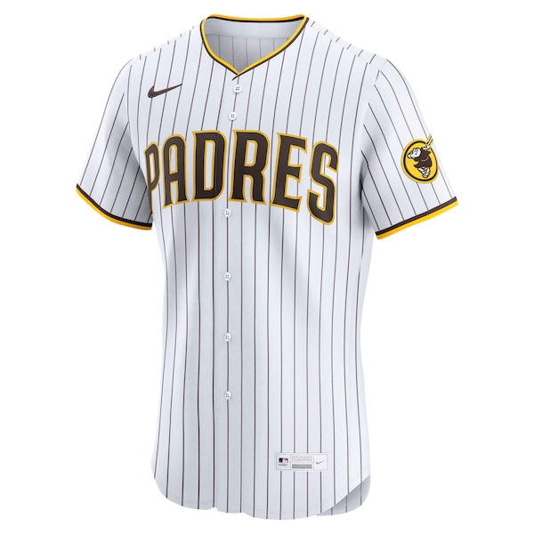 San Diego Padres Nike Home Elite Jersey - White/Brown/Camo - Image 3