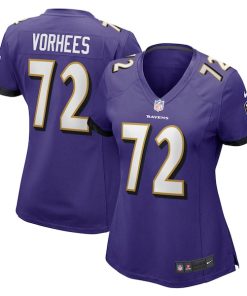 Andrew Vorhees Baltimore Ravens Nike Women's  Game Jersey -  Purple