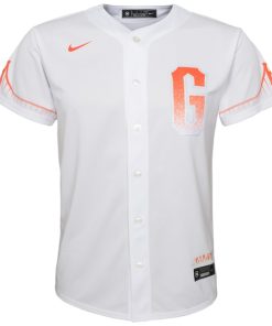 Alternative view of San Francisco Giants Nike Youth City Connect Replica Jersey - White