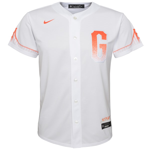 San Francisco Giants Nike Youth City Connect Replica Jersey - White - Image 2