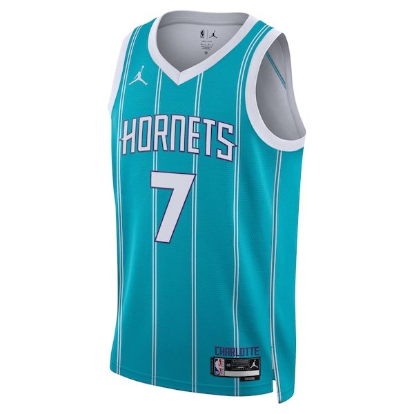Kon Knueppel Charlotte Hornets Nike Unisex Swingman Jersey - Icon Edition - Teal - Image 2