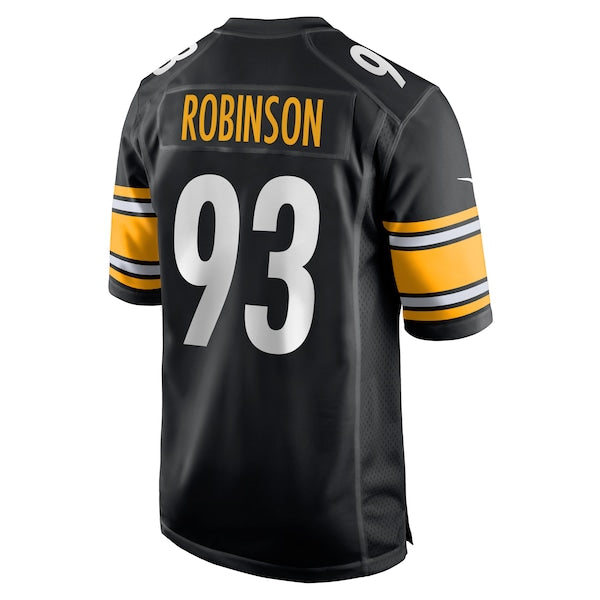 Mark Robinson Pittsburgh Steelers Nike Game Player Jersey - Black - Image 3