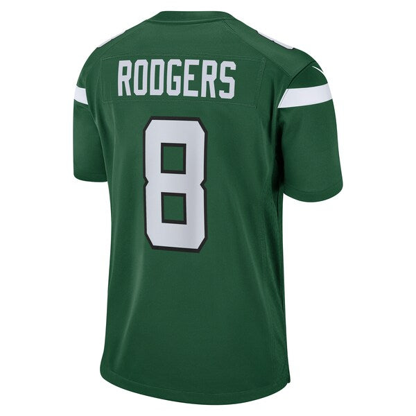 Aaron Rodgers New York Jets Nike Youth Game Jersey - Green/Black/White - Image 4