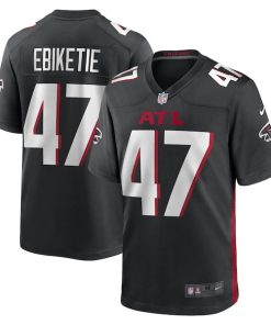 Arnold Ebiketie Atlanta Falcons Nike Game Player Jersey - Black
